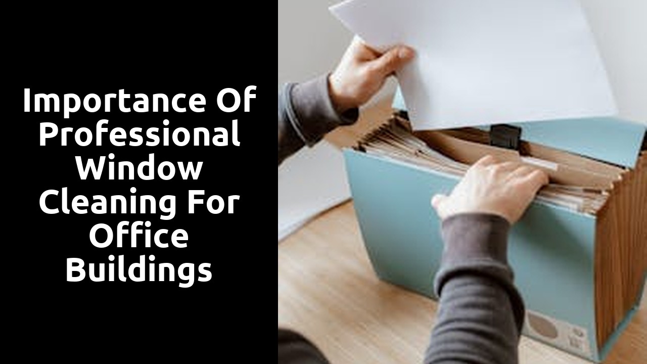 Importance of Professional Window Cleaning for Office Buildings